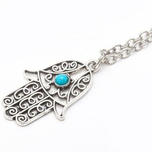 Womens Chain Fatima Hand Princess Necklace